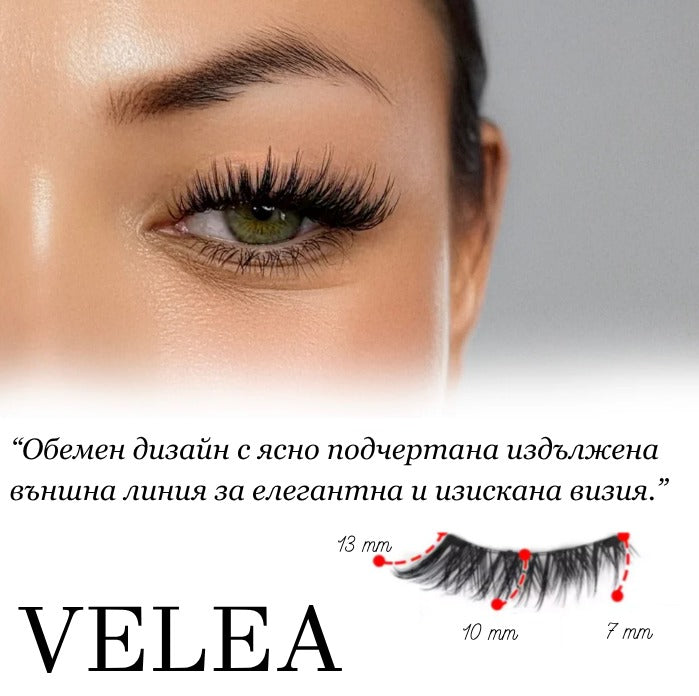 Комплект магнитни мигли от Lashica